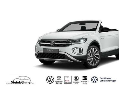 Neu VW T-Roc Cabriolet Goal 150 PS (110 kW) 2025 Pure white Cabrio