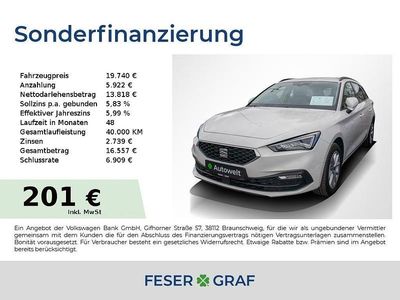 Usata Seat Leon ST Style 150 CV (110 kW) 2022 Bianco Station wagon