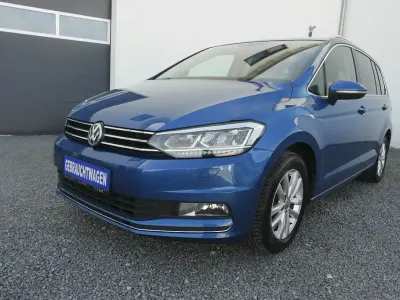 Gebraucht VW Touran Highline 190 PS (139 kW) 2017 Blau Van / Kleinbus