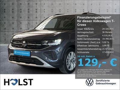 Gebraucht VW T-Cross Goal 116 PS (85 kW) 2025 Grau SUV