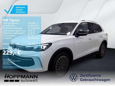 Gebraucht VW Tiguan 150 PS (110 kW) 2025 Weiß SUV