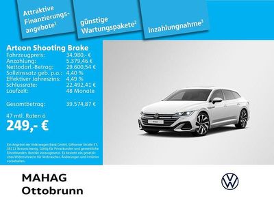 Gebraucht VW Arteon R-line 190 PS (139 kW) 2023 Weiß Limousine