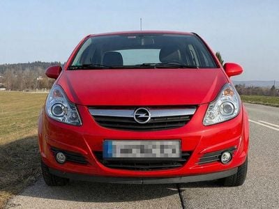 Gebraucht Opel Corsa Innovation 80 PS (58 kW) 2009 Rot Kleinwagen