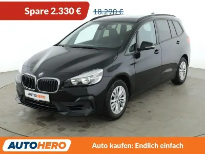 Gebraucht BMW 218 Gran Tourer Advantage 140 PS (102 kW) 2019 Schwarz Van / Kleinbus