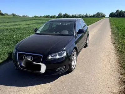 Usata Audi A3 Attraction 105 CV (77 kW) 2009 Nero Utilitaria