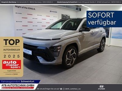 Gebraucht Hyundai Kona N Line 199 PS (146 kW) 2024 Met (grau SUV