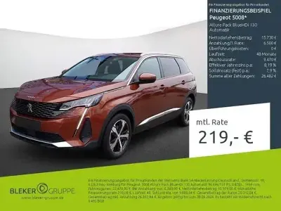 Gebraucht Peugeot 5008 Allure 131 PS (96 kW) 2021 Lackierung cuprite/metallic klarlack SUV