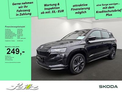 Begagnad Skoda Karoq SportLine 190 HK (139 kW) 2024 Svart SUV