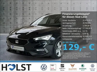 Gebraucht Seat Leon FR 110 PS (80 kW) 2024 Mitternachtsschwarz Kombi