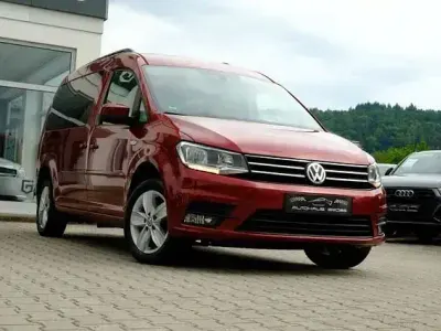 Gebraucht VW Caddy Maxi Comfortline 102 PS (75 kW) 2017 Rot Van / Kleinbus