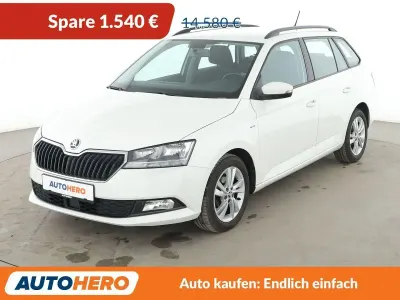 Gebraucht Skoda Fabia Ambition 95 PS (69 kW) 2021 Weiß Kleinwagen