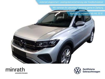 Gebraucht VW T-Cross Life 95 PS (69 kW) 2024 Silber SUV