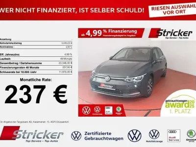 Gebraucht VW Golf VIII Style 204 PS (150 kW) 2022 Grau Limousine