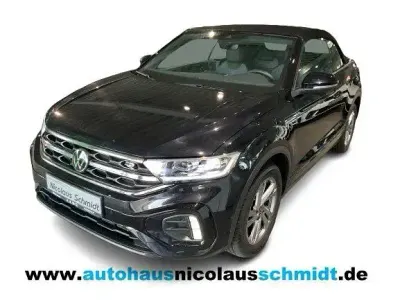 Gebraucht VW T-Roc Cabriolet R-line 150 PS (110 kW) 2023 Schwarz Cabrio