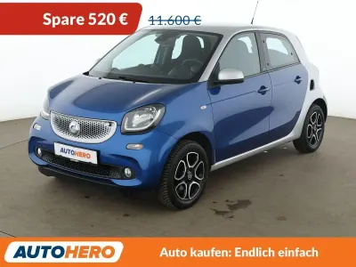 Begagnad Smart ForFour Passion 90 HK (66 kW) 2015 Blå Halvkombi