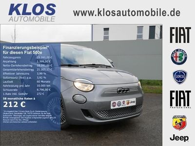 Grau Gebraucht 2022 Fiat 500e Icon Limousine | 19.990 €