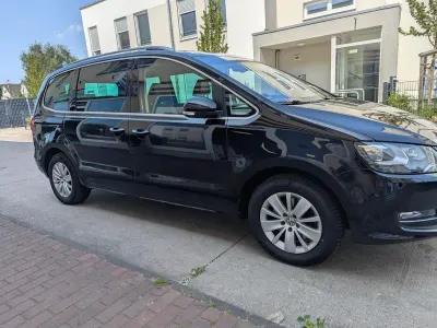 Brugt VW Sharan Highline 140 HK (102 kW) 2011 Sort MPV