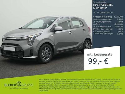 Nuova Kia Picanto Vision 68 CV (50 kW) 2025 Grigio Utilitaria