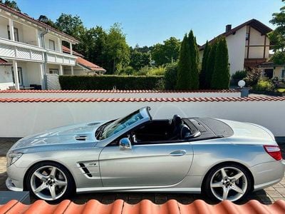 Gebraucht Mercedes SL350 AMG line 306 PS (225 kW) 2012 Silber Cabrio