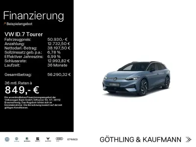 Gebraucht VW ID.7 Pro 210 kW (286 PS) 2025 Blau Kombi