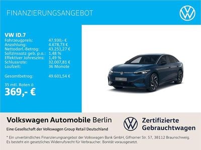Usata VW ID.7 Pro 210 kW (286 CV) 2025 Blu Berlina