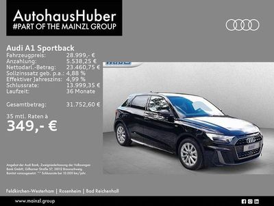 Gebraucht Audi A1 Sportback S-Line 116 PS (85 kW) 2024 Mythosschwarz metallic Kleinwagen
