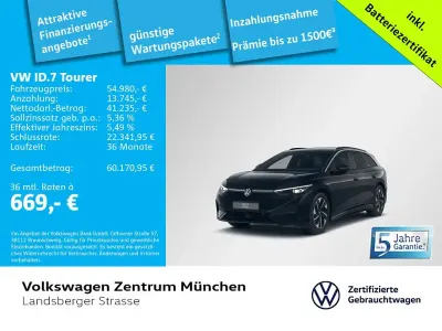 Gebraucht VW ID.7 Pro 210 kW (286 PS) 2025 Schwarz Kombi