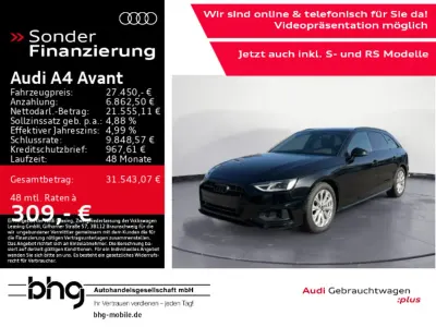 Gebraucht Audi A4 Advanced Plus 286 PS (210 kW) 2023 Schwarz Kombi