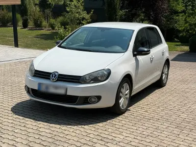 Gebraucht VW Golf VI Style 86 PS (63 kW) 2012 Weiß Kleinwagen
