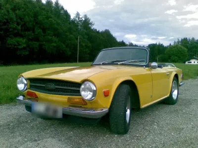 Usata Triumph TR6 95 CV (69 kW) 1974 Giallo Cabrio