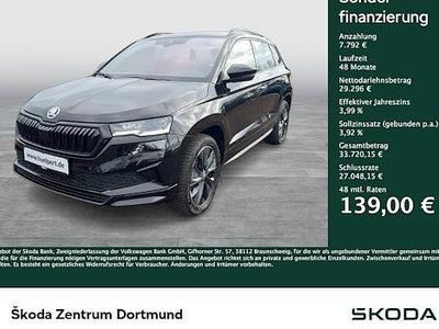 Usata Skoda Karoq SportLine 190 CV (139 kW) 2025 Nero SUV
