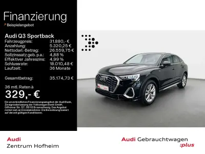 Occasion Audi Q3 S-Line 150 ch (110 kW) 2023 Noir SUV