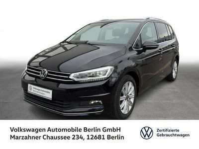 Gebraucht VW Touran Highline 150 PS (110 kW) 2021 Schwarz Van / Kleinbus