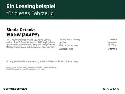 Gebraucht Skoda Octavia Ambition 204 PS (150 kW) 2022 Weiss Kombi