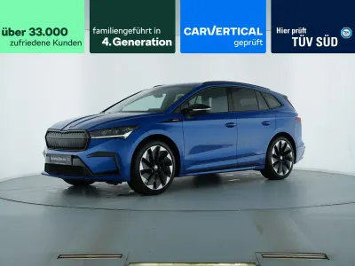 Gebraucht Skoda Enyaq iV SportLine 150 kW (204 PS) 2023 Raceblau metallic SUV