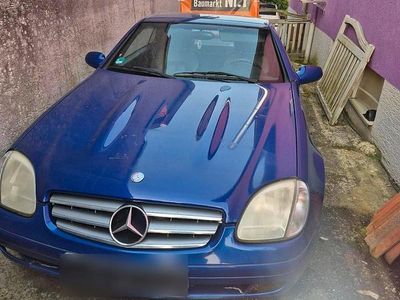 Gebraucht Mercedes SLK200 185 PS (136 kW) 1998 Blau Cabrio