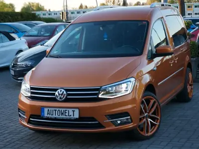 Usata VW Caddy Highline 150 CV (110 kW) 2016 Arancione Monovolume