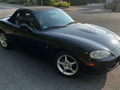 Gebraucht Mazda MX5 110 PS (80 kW) 2003 Schwarz Cabrio