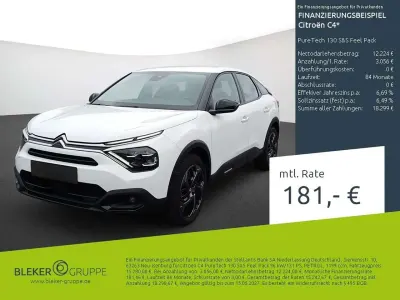 Używany Citroën C4 Feel 131 KM (96 kW) 2023 Biały Sedan/Limuzyna