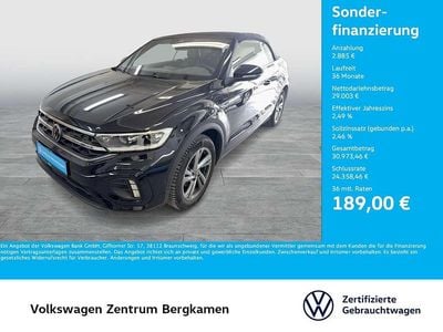 Second-hand VW T-Roc Cabriolet R-line 150 CP (110 kW) 2025 Negru Cabrio