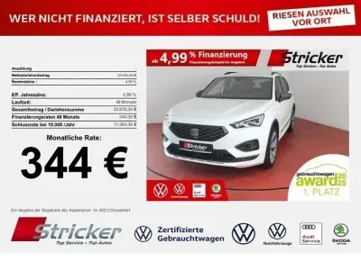 Gebraucht Seat Tarraco FR 245 PS (180 kW) 2021 Oryx weiss perlmutteffekt SUV