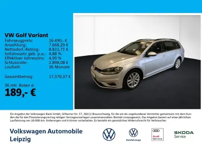 Second-hand VW Golf VII Comfortline 131 CP (96 kW) 2020 Argintiu Break