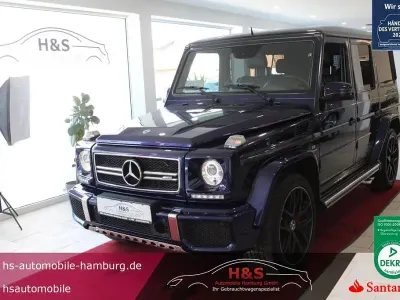 Gebraucht Mercedes G63 AMG Exclusive 571 PS (419 kW) 2018 Designo mysticblau bright SUV