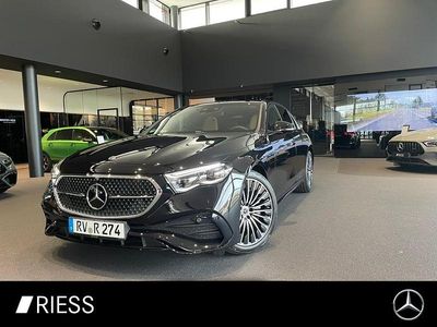 Metalliclack obsidianschwarz Gebraucht 2025 Mercedes E200 AMG line Limousine | 66.666 €