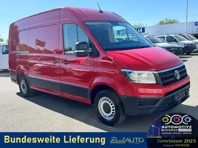 Używany VW Crafter 102 KM (75 kW) 2017 Czerwony Van