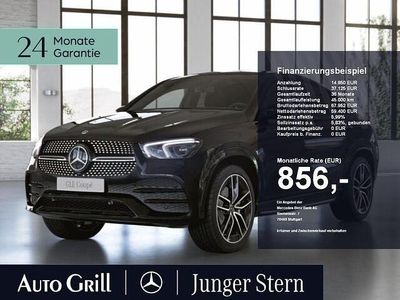 Gebraucht Mercedes GLE400 AMG 330 PS (242 kW) 2021 Metalliclack obsidianschwarz Coupé