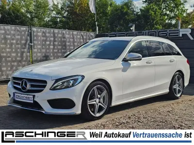 Gebraucht Mercedes C250 AMG line 211 PS (155 kW) 2016 Weiß Limousine