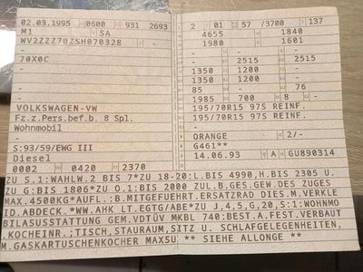 Gebraucht VW T4 77 PS (56 kW) 1995 Van