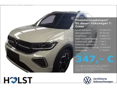 Gebraucht VW T-Cross R-line 116 PS (85 kW) 2025 Grau SUV