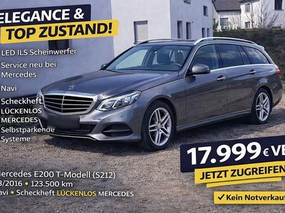 Second-hand Mercedes E200 136 CP (100 kW) 2016 Gri Break